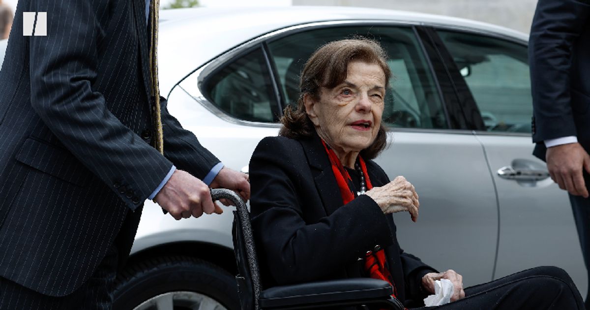 Sen Dianne Feinstein Returns To The Capitol Huffpost Videos