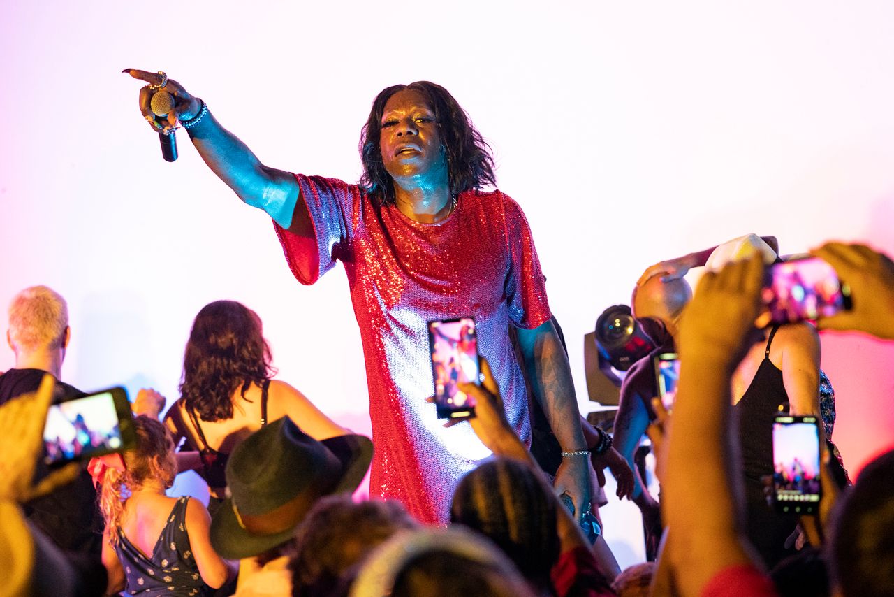 Big Freedia performs at The Broadside on July 4, 2021, in New Orleans, Louisiana.