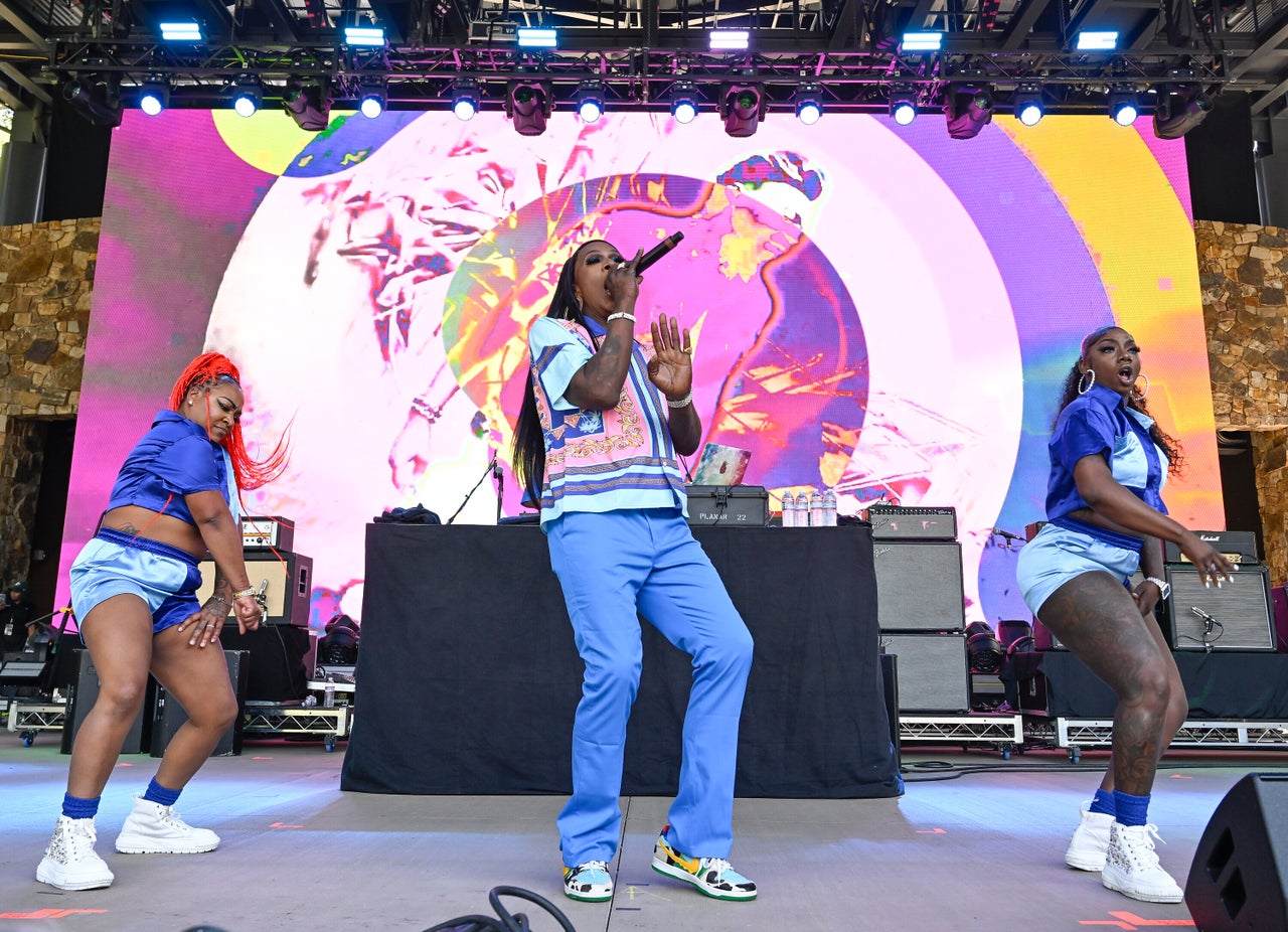 Big Freedia performs on Day 1 of Re:SET Concert Series at Frost Amphitheatre on June 2, 2023, in Stanford, California. 