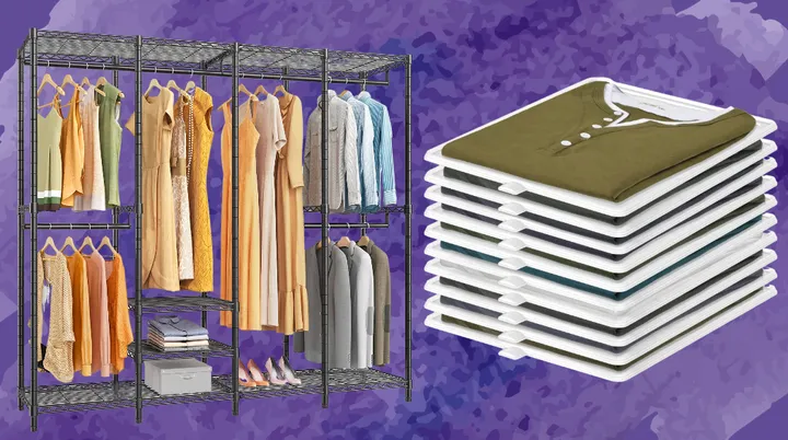 RUBY Space Triangles AS-SEEN-ON-TV, Creates Up to 3X More Closet Space, 8  Pack
