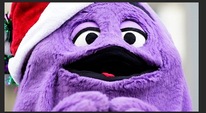 Grimace wants to be your friend.