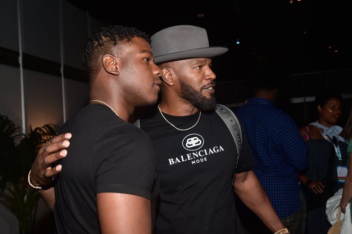John Boyega and Jamie Foxx photographed in August 2019.
