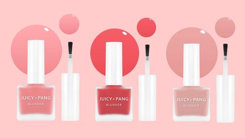 A'pieu's Water Blusher in strawberry, popping cherry and guava pearl.