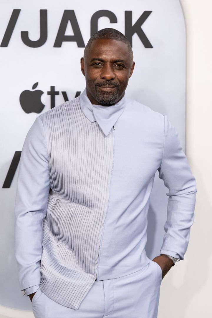 Idris at the launch of his new Apple TV+ series Hijack