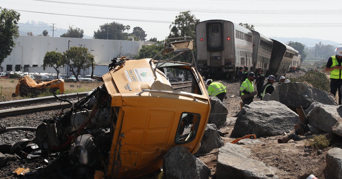 Amtrak Train With 198 Passengers Derails After Hitting Truck On Tracks In California Amtrak Train With 198 Passengers Derails After Hitting Truck On Tracks In California