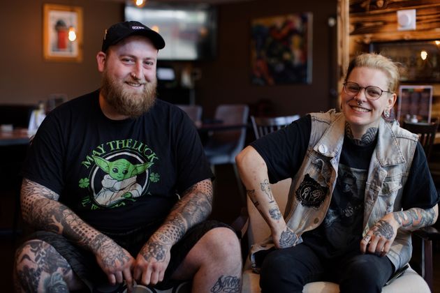 From Left: Graham Fox Farris and Renton Sinclair are co-owners and chefs at a bar in Kansas City.