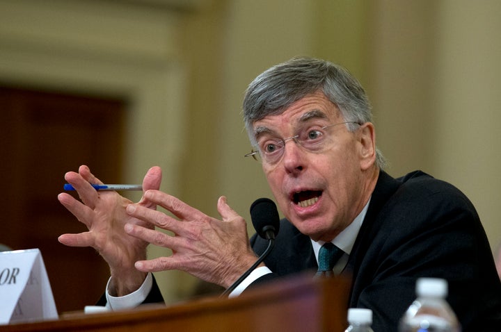 Former US ambassador to Ukraine William Taylor, here testifying before the House Intelligence Committee in 2019, said it is time to provide Ukraine with the weapons it says it needs to defend itself against Russia.