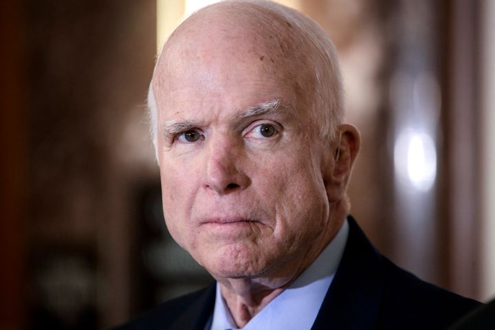 The late Sen. John McCain (R-Ariz.) worked with Biden in the Senate on veterans issues.