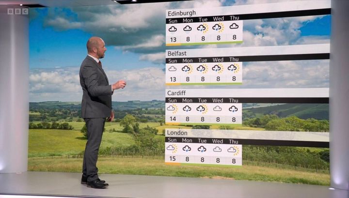BBC Weather had some unexpected (and incorrect) news for us on Thursday