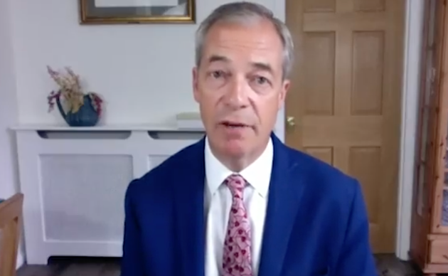 Nigel Farage claimed the 