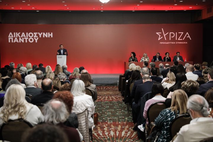 Συνεδρίαση της Κεντρικής Επιτροπής του ΣΥΡΙΖΑ - Προοδευτική Συμμαχία, Κυριακή 9 Απριλίου 2023. (ΓΙΩΡΓΟΣ ΚΟΝΤΑΡΙΝΗΣ/EUROKINISSI)