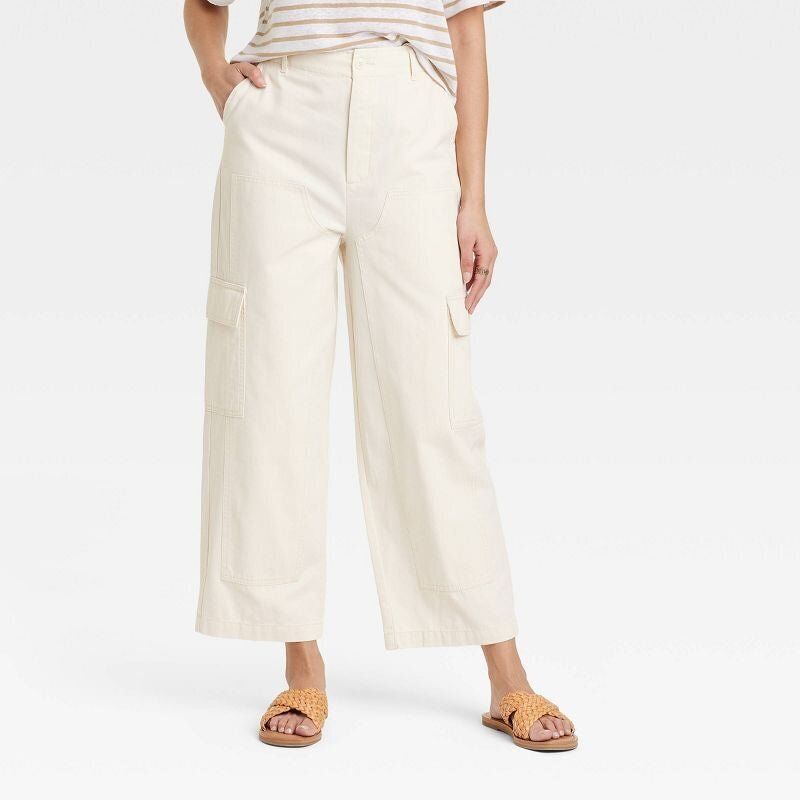 A New Day Linen Blend Pants - size 18