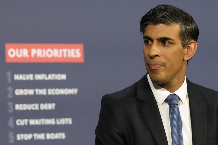 Rishi Sunak has made stopping the boats one of his five key pledges to voters.