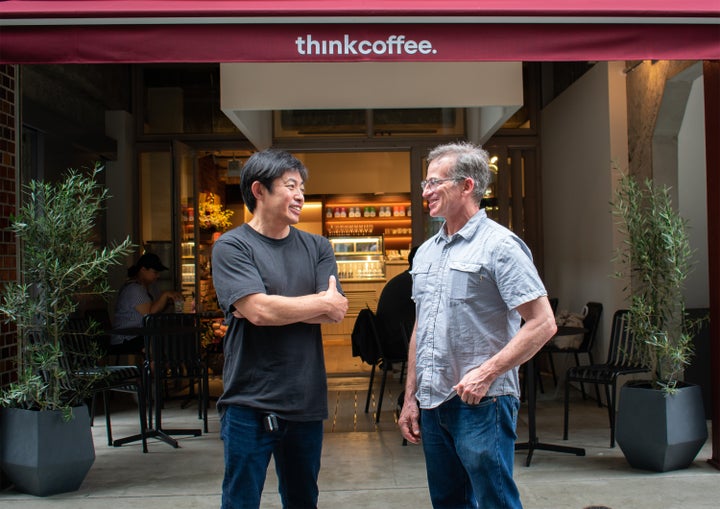 田瀬和夫さん（左）とJason Scherr（ジェイソン・シャー）さん（右）