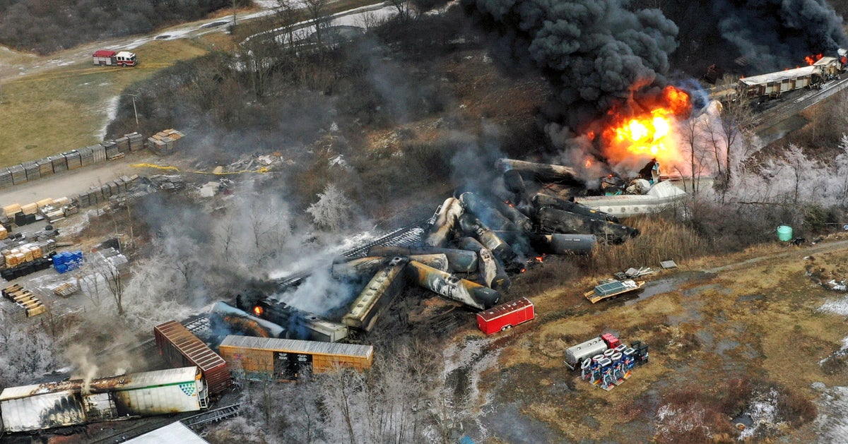 Ohio GOP Gov Asks Biden To Issue Major Disaster Declaration Over Toxic Train Disaster Ohio GOP Gov Asks Biden To Issue Major Disaster Declaration Over Toxic Train Disaster