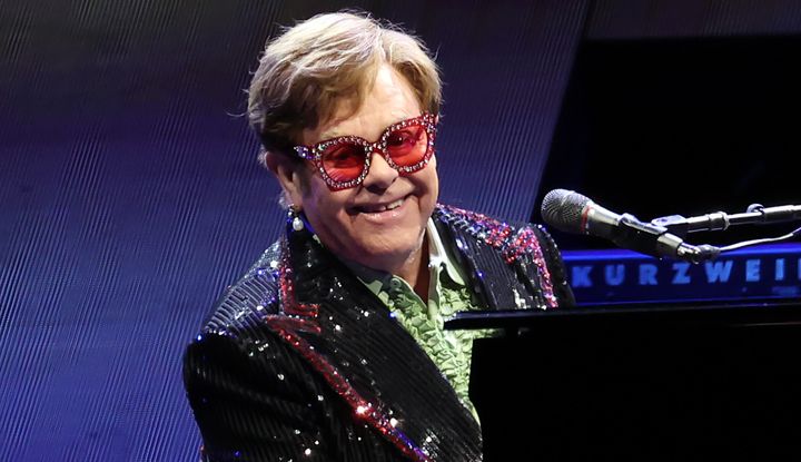 Sir Elton John performs live on stage during his Farewell Yellow Brick Road tour 