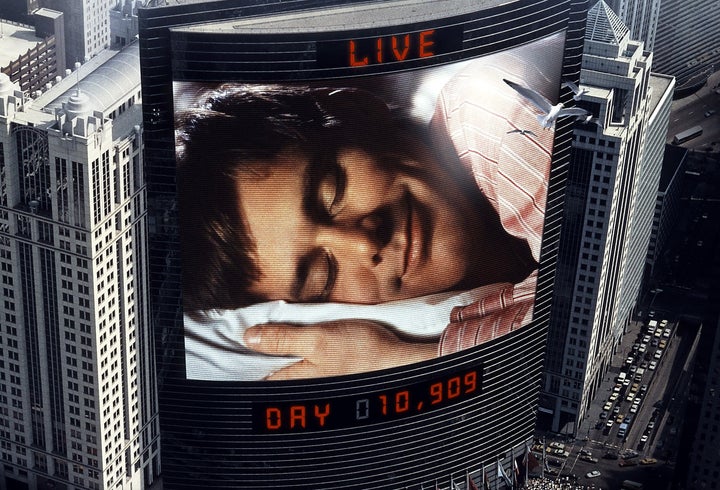 'Truman Show' Writer Reveals Alternate Ending And Far Bleaker Original Screenplay The film was originally set in New York City and saw Truman fall in love with a prostitute.