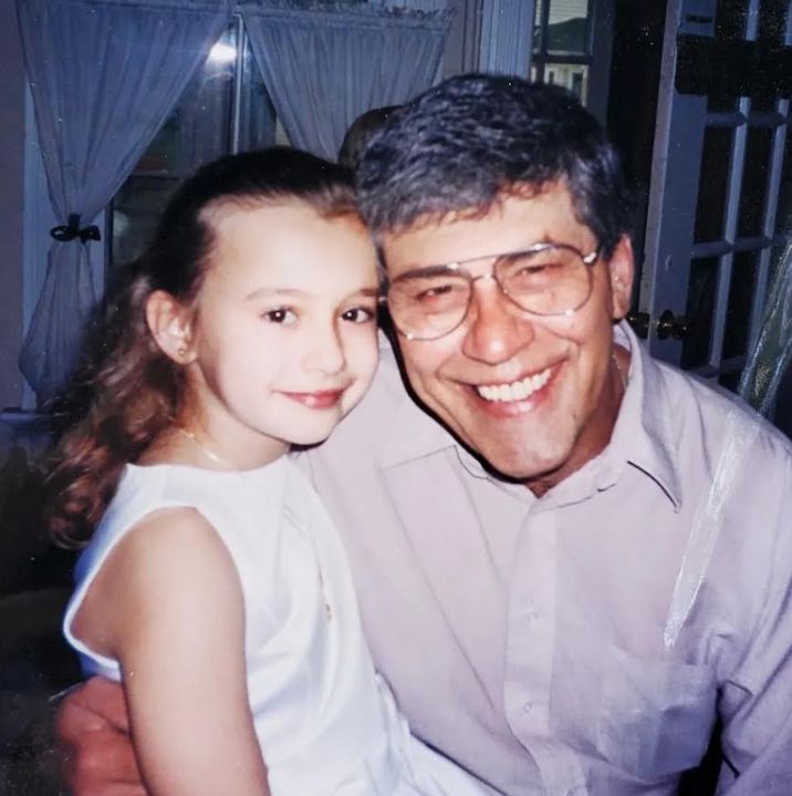 The author with her grandpa (2002).