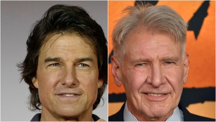 Tom Cruise and Harrison Ford