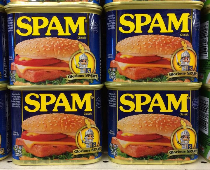 SPAM, legendary processed meat in a can