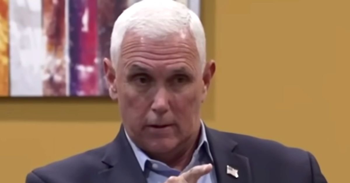 Fiery Faceoff Between Iowa Voter and Mike Pence Over Jan. 6 Events