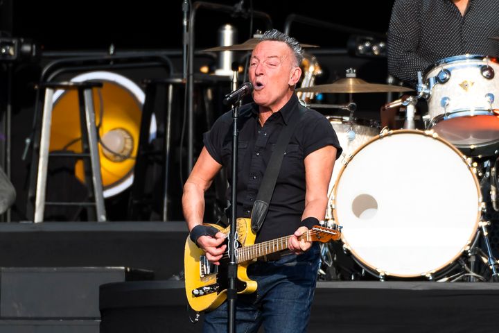 Bruce Springsteen performing at BST Hyde Park Festival 2023 on Thursday night