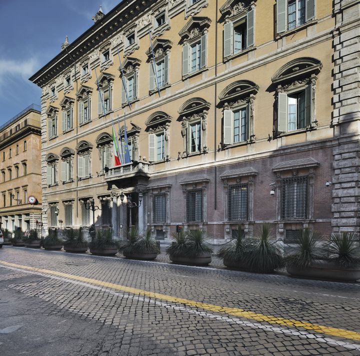 Palazzo (palace) Madama, Senato della Repubblica headquarter.