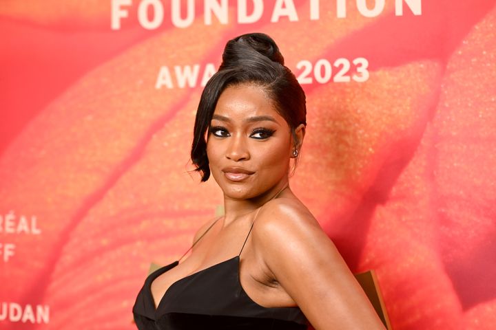 Keke Palmer attends the 2023 Fragrance Foundation Awards at David H. Koch Theater at Lincoln Center on June 15, 2023, in New York City. Recently, the actor was in the news after the father of her child publicly mom-shamed her about an outfit she wore at a concert.