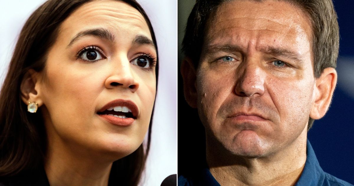 Alexandria Ocasio-Cortez Sums Up ‘Important Errors’ Ron DeSantis Is Making