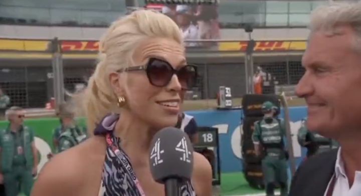 Hannah Waddingham on Channel 4's coverage of the British Grand Prix