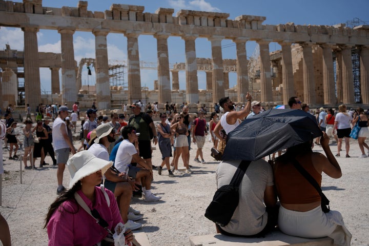 Ακρόπολη, 4 Ιουλίου 2023 (AP Photo/Thanassis Stavrakis)