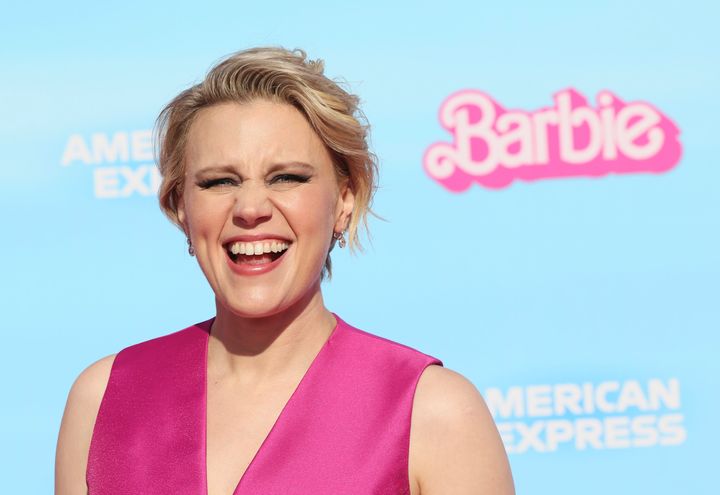 Kate McKinnon attends the world premiere of Barbie on 9 July in Los Angeles.
