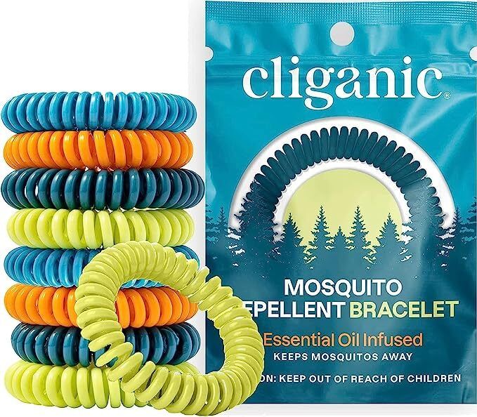 Cliganic 10-pack mosquito repellent bracelets (20% off)