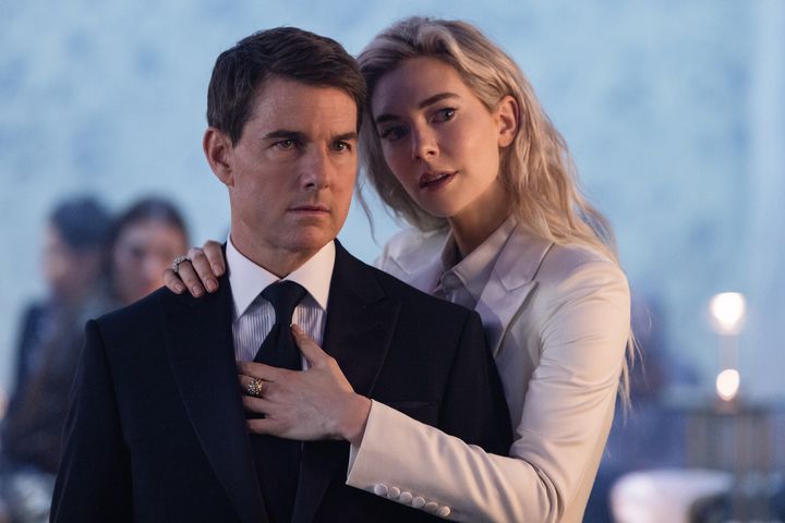 Vanessa Kirby's White Widow (right) is just one character who tries to claim the heavily AI-coded Entity.