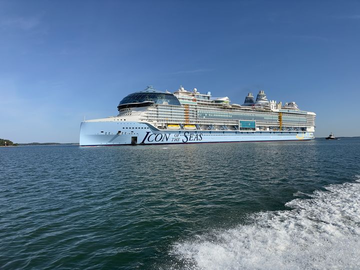 Last month, Royal Caribbean’s "Icon of the Seas" successfully sailed the open ocean for the first time after completing its first sea trials in Turku, Finland, where it is under construction at the Meyer Turku shipyard.