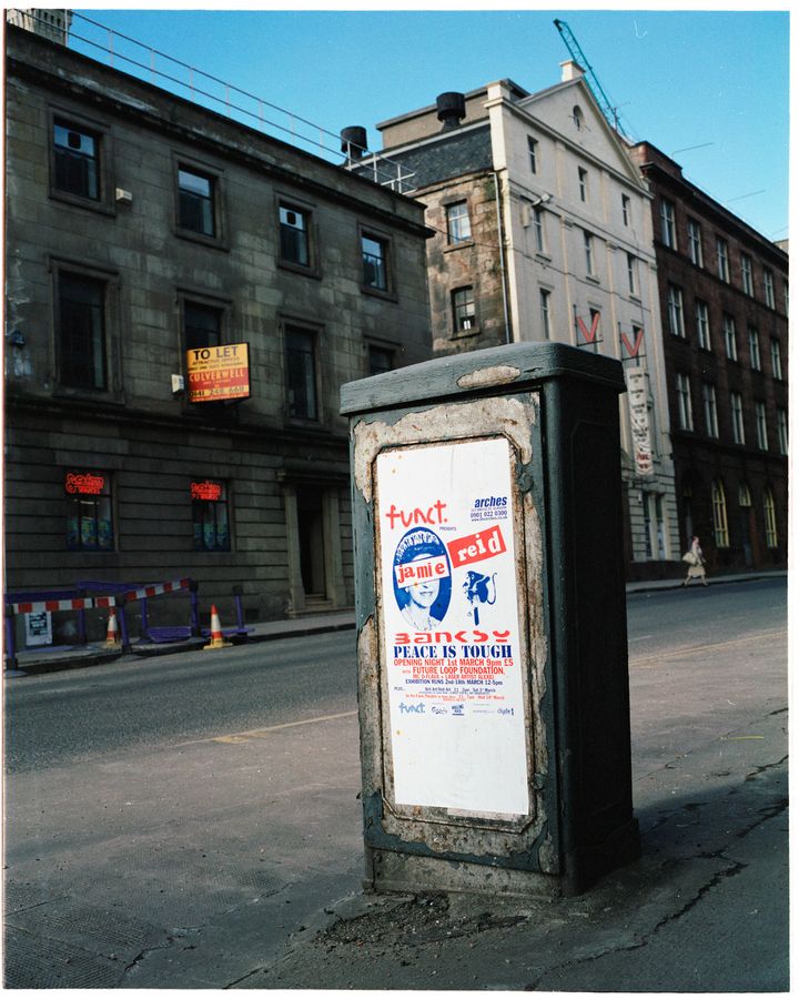 A poster for Banksy's 2001 show, which only attracted a handful of guests on opening night.