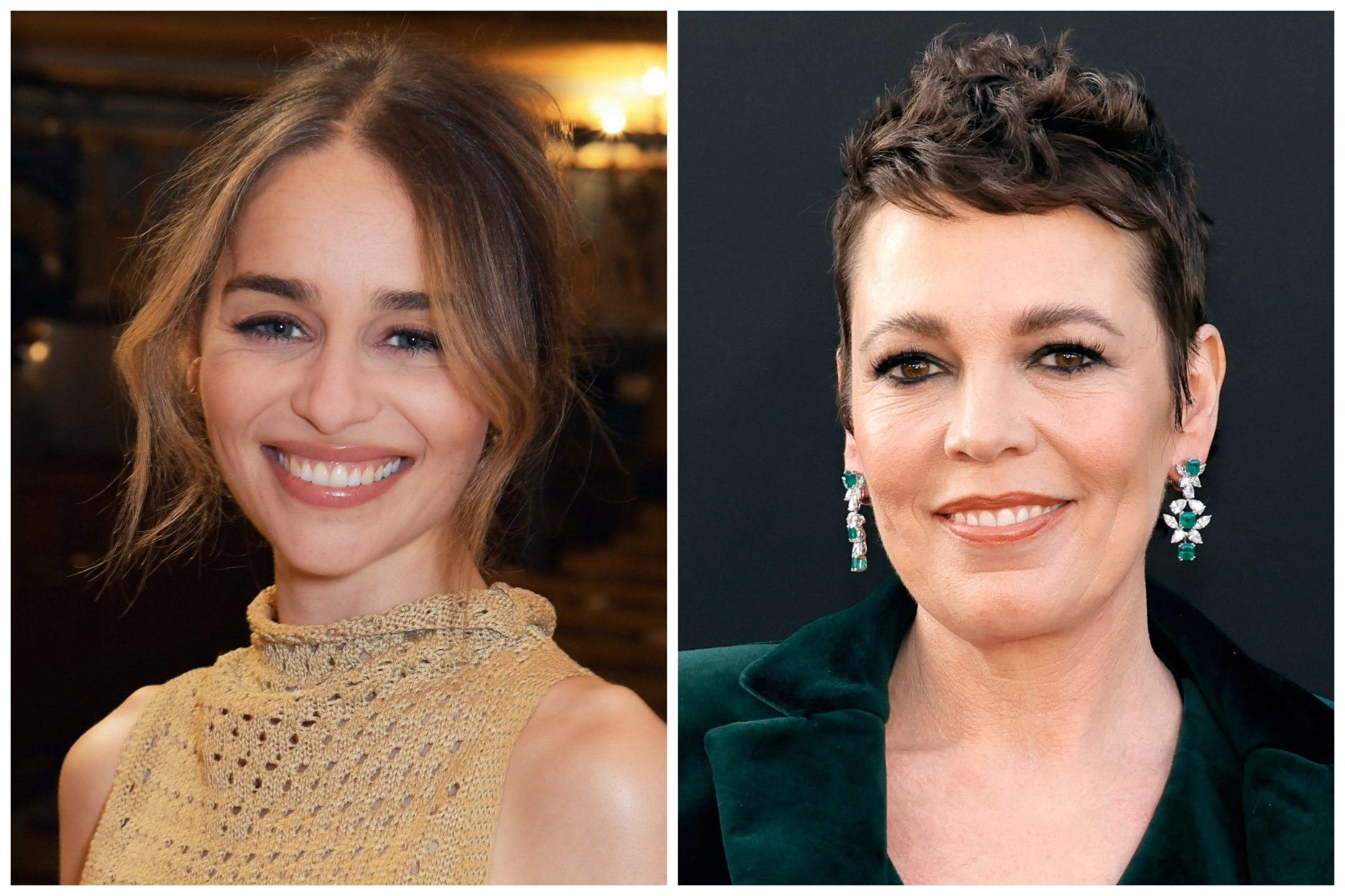 Emilia Clarke Olivia Colman Demonstrate Authentic North American