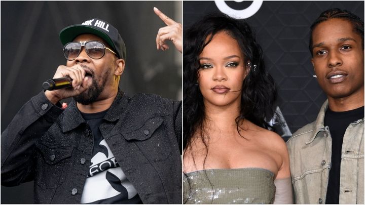 From Left: RZA, Rihanna and A$AP Rocky. The Wu-Tang Clan frontman recently spilled the tea on how he feels about the celebrity couple naming their firstborn after him. 