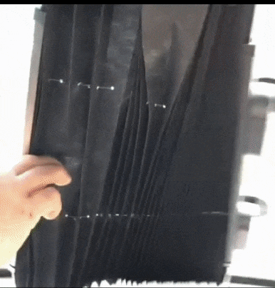 A cleverly designed retractable window sunshade