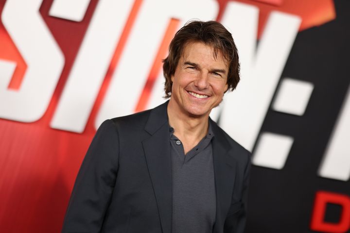Tom Cruise at the Mission: Impossible Dead Reckoning Part One premiere last week