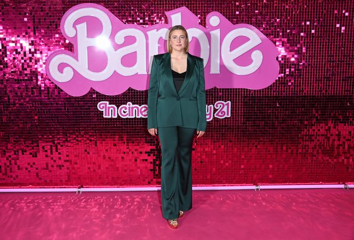 Greta at a Barbie photocall in London