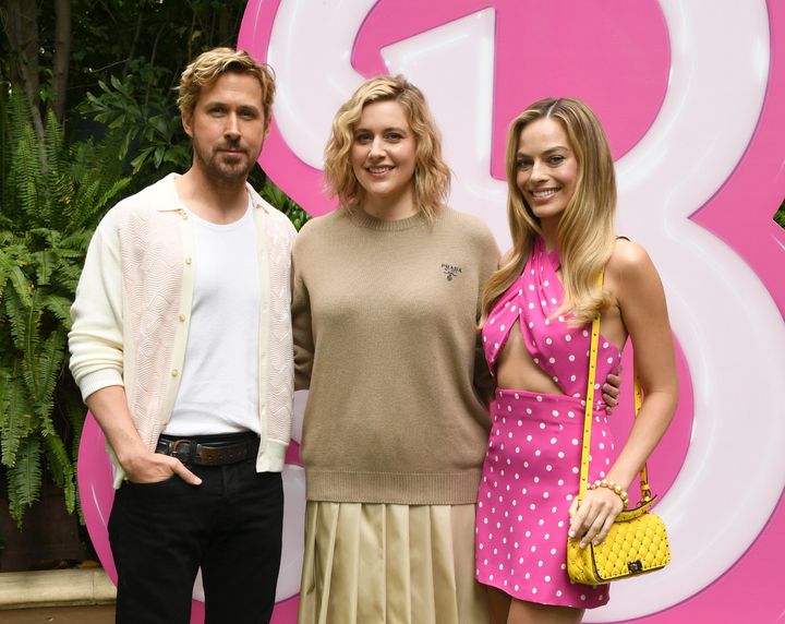 Ryan Gosling, Greta Gerwig and Margot Robbie 