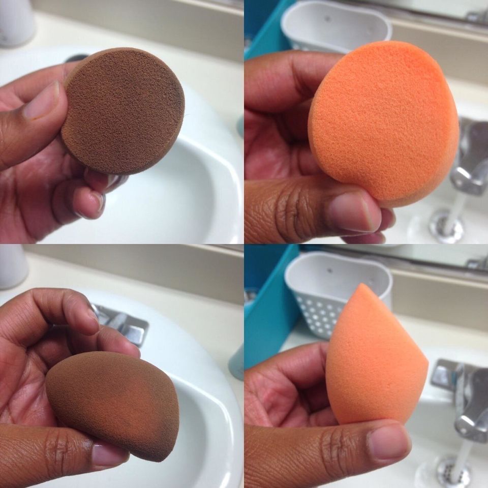 A makeup brush cleansing shampoo to clean the sponges that touch your face every day