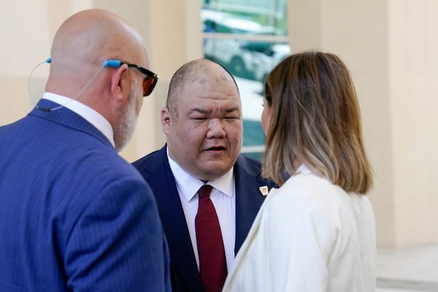 Cheung (centre) said Jeff Reichman, who served two tours in Iraq, was 