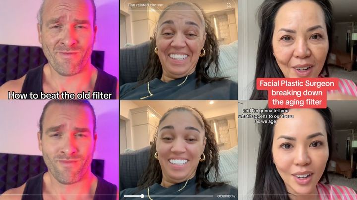 The ageing filter is all over TikTok right now. It's causing some to freak out about their results.