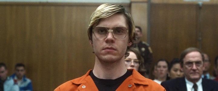 Evan Peters as Jeffrey Dahmer in Netflix's 2022 drama about the serial killer