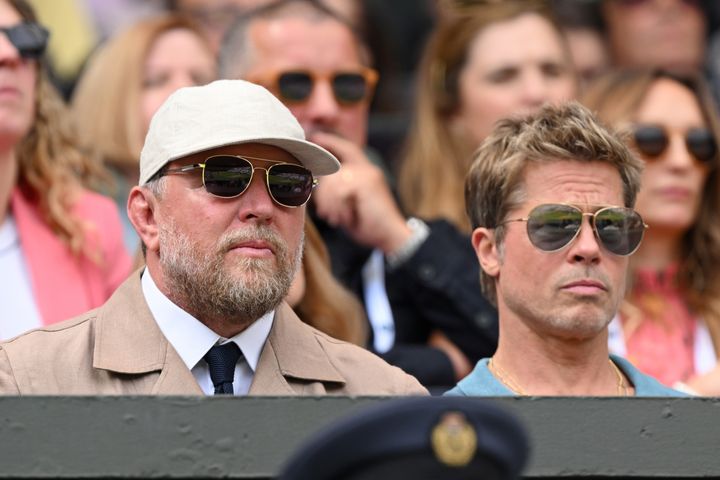 Guy Ritchie and Brad Pitt