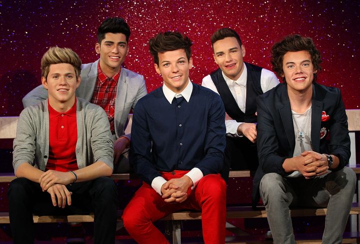 Madame Tussauds' One Direction waxworks were unveiled in 2013