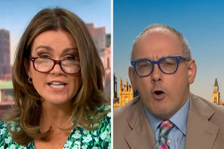 Susanna Reid clashed with Robert Halfon on GMB