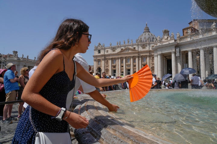 The third heatwave in a month was expected to affect much of the Mediterranean and last until Wednesday. 